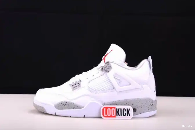 Rep TB Retro 4 Jordan (2021) Oreo CT8527-100 White 0618
